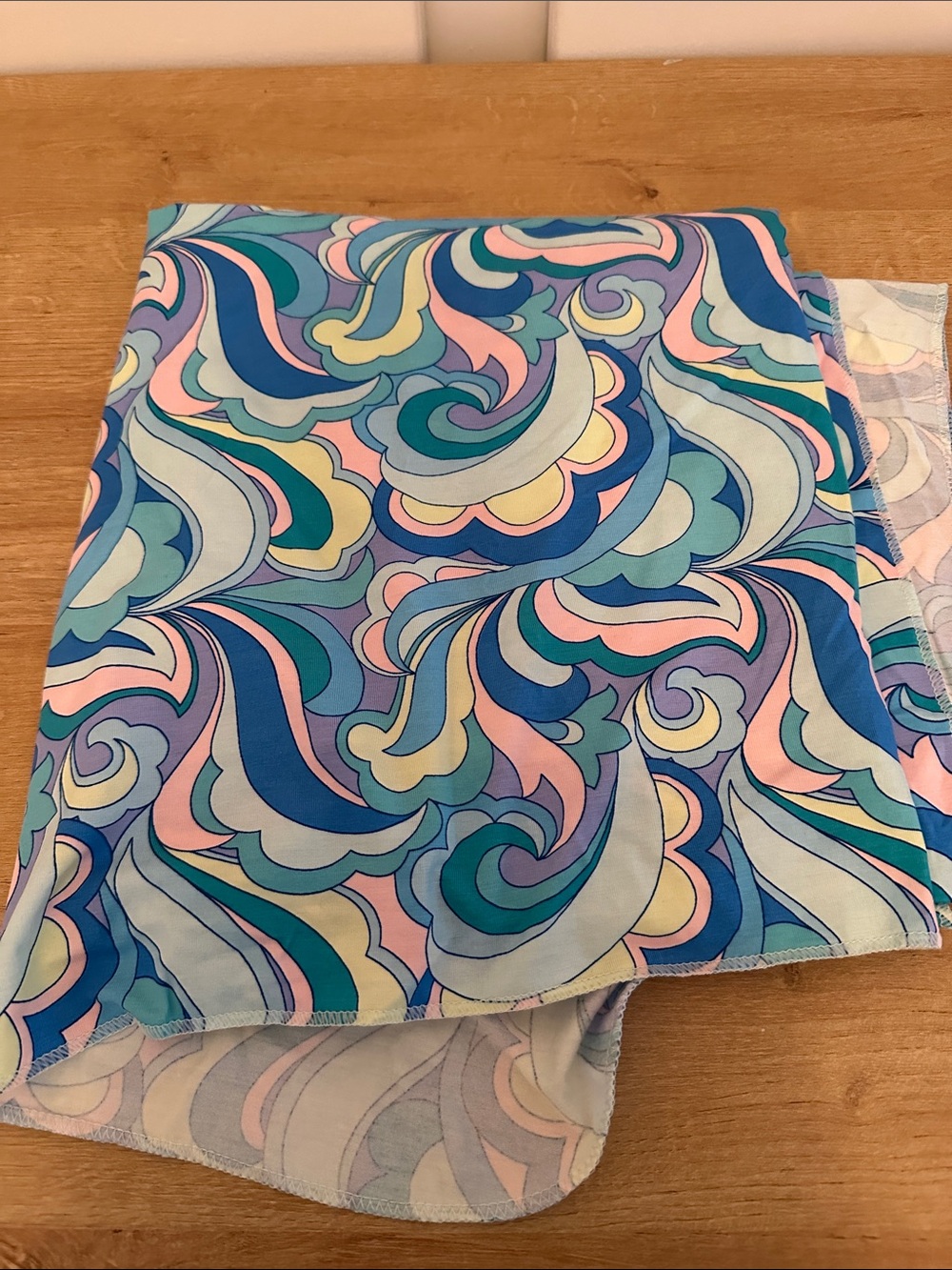 NEW Angel Dear Retro 60s 70s Baby Blanket